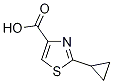 2-CYCLOPROPYL-1,3-THIAZOLE-4-CARBOXYLIC ACID Structure