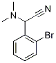 (2-Bromophenyl)(dimethylamino)acetonitrile 化学構造式