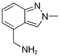 (2-Methyl-2H-indazol-4-yl)methylamine Structure