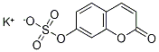 Potassium 2-oxo-2H-chromen-7-yl sulphate 化学構造式