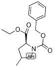 (2S)-1-[(Benzyloxy)carbonyl]-2-(ethoxycarbonyl)-4-methylpyrrolidine, 4-Methyl-L-proline ethyl ester, N-CBZ protected Structure