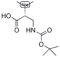 (2R)-2-{[(tert-Butoxycarbonyl)amino]methyl}-3-methylbutyric acid 结构式