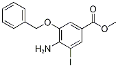 Methyl 4-amino-3-(benzyloxy)-5-iodobenzoate Structure