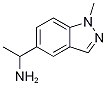 1-(1-Methyl-1H-indazol-5-yl)ethylamine Structure