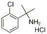 2-(2-Chlorophenyl)propan-2-amine hydrochloride, 2-Amino-2-(2-chlorophenyl)propane hydrochloride Struktur