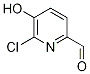6-Chloro-5-hydroxypicolinaldehyde, 2-Chloro-6-formyl-3-hydroxypyridine Struktur