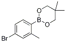 5-Bromo-(5,5-dimethyl-1,3,2-dioxaborinan-2-yl)toluene 化学構造式