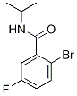 2-Bromo-5-fluoro-N-isopropylbenzamide,,结构式