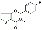 Methyl 3-[(4-fluorobenzyl)oxy]thiophene-2-carboxylate