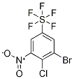 3-Bromo-4-chloro-5-nitrophenylsulphur pentafluoride