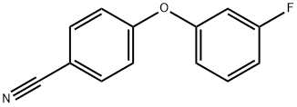 4-(3-氟苯氧基)苄腈,877149-18-3,结构式