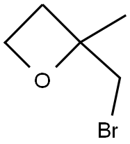 2-甲基-2-溴甲基氧杂环丁烷 结构式