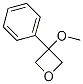 3-苯基-3-甲氧基氧杂环丁烷,,结构式
