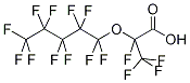 2,3,3,3-Tetrafluoro-2-(undecafluoropentoxy)propionic acid 化学構造式