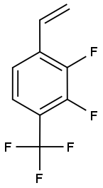 2,3-Difluoro-4-(trifluoromethyl)styrene,,结构式