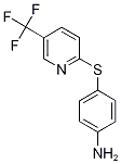 2-[(4-Aminophenyl)thio]-5-(trifluoromethyl)pyridine, 4-Aminophenyl 5-(trifluoromethyl)pyridin-2-yl sulphide