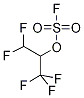 1,1,1,3,3-Pentafluoroprop-2-yl sulphurofluoridoate, 1-(Difluoromethyl)-2,2,2-trifluoroethyl fluorosulphate 化学構造式