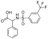 Phenyl({[3-(trifluoromethyl)phenyl]sulphonyl}amino)acetic acid, N-[Carboxy(phenyl)methyl]-3-(trifluoromethyl)benzenesulphonamide