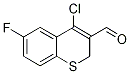 4-chloro-6-fluoro-2H-1-benzothiine-3-carboxaldehyde Structure