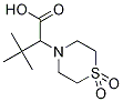 2-(1,1-Dioxidothiomorpholin-4-yl)-3,3-dimethylbutanoic acid Struktur