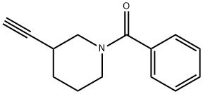 (3-Ethynylpiperidin-1-yl)(phenyl)methanone 化学構造式