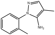 4-Methyl-1-(2-methylphenyl)-1H-pyrazol-5-amine Structure