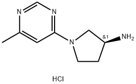 (3S)-1-(6-Methylpyrimidin-4-yl)pyrrolidin-3-amine dihydrochloride