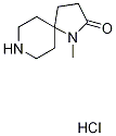 1-メチル-1,8-ジアザスピロ[4,5]デカン-2-オン塩酸塩 化学構造式