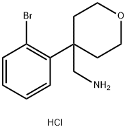 [4-(2-Bromophenyl)oxan-4-yl]methanamine hydrochloride