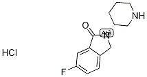 (R)-6-Fluoro-2-(piperidin-3-yl)isoindolin-1-one hydrochloride|