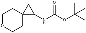 tert-Butyl N-{6-oxaspiro[2.5]octan-1-yl}carbamate Struktur