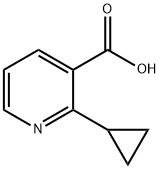 2-Cyclopropylnicotinic acid Struktur