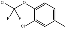 3-CHLORO-4-(CHLORODIFLUOROMETHOXY)TOLUEN,887268-32-8,结构式