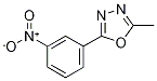 2-(3-Nitrophenyl)-5-methyl-1,3,4-oxadiazole Struktur