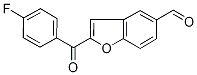 2-(4-fluorobenzoyl)-1-benzofuran-5-carboxaldehyde Structure