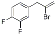 4-(2-Bromoprop-2-en-1-yl)-1,2-difluorobenzene 化学構造式