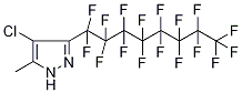 4-Chloro-5-methyl-3-(perfluorooctyl)-1H-pyrazole Structure