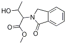 Methyl 3-hydroxy-2-(1-oxo-1,3-dihydro-2H-isoindol-2-yl)butanoate 结构式