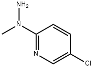 5-Chloro-2-(1-methylhydrazino)pyridine 化学構造式