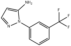 1-[3-(Trifluoromethyl)phenyl]-1H-pyrazol-5-amine Struktur