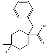 1-Benzyl-4,4-difluorocyclohexane-1-carboxylic acid