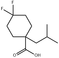 1380300-79-7 4,4-ジフルオロ-1-(2-メチルプロピル)シクロヘキサン-1-カルボン酸
