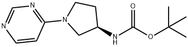 tert-Butyl N-[(3R)-1-(pyrimidin-4-yl)pyrrolidin-3-yl]carbamate|1365936-51-1