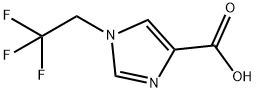 1-(2,2,2-Trifluoroethyl)-1H-imidazole-4-carboxylic acid Struktur