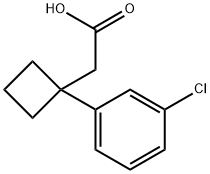 2-[1-(3-Chlorophenyl)cyclobutyl]acetic acid