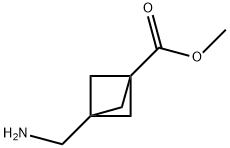 Methyl 3-(aminomethyl)bicyclo[1.1.1]pentane-1-carboxylate Structure