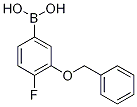 3-(Benzyloxy)-4-fluorobenzeneboronic acid 98% Struktur
