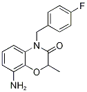 8-Amino-4-(4-fluorobenzyl)-2-methyl-2H-1,4-benzoxazin-3(4H)-one