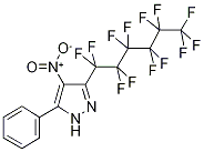 4-Nitro-3-perfluorohexyl-5-phenyl-1H-pyrazole Structure