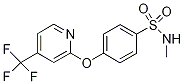 2-[4-(N-Methylsulphamoyl)phenoxy]-4-(trifluoromethyl)pyridine|